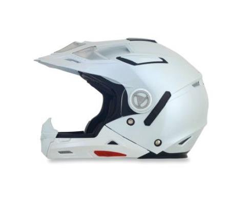 AFX FX-55 7-In-1 Solid Helmet , Distinct Name: Pearl White, Gender: Mens/Unisex, Helmet Category: Street, Helmet Type: Modular Helmets, Primary Color: White, Size: XL 0104-1271