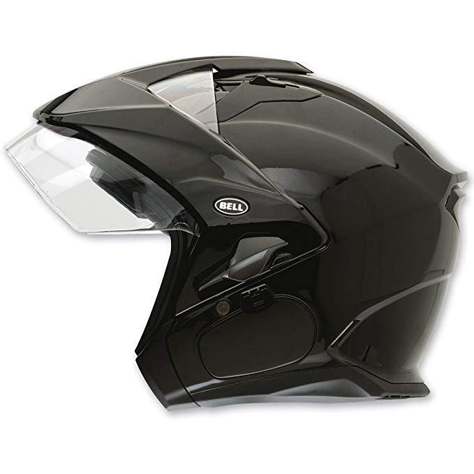 Black Sz XL Bell Helmets Mag-9 Sena Open Face Helmet
