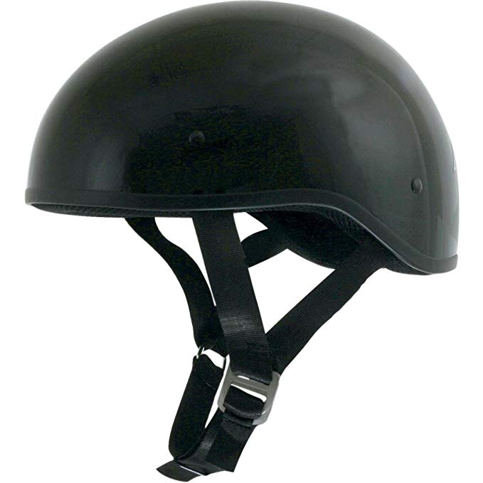 AFX FX-200 Solid Slick Helmet , Gender: Mens/Unisex, Helmet Type: Half Helmets, Helmet Category: Street, Distinct Name: Slick Gloss Black, Primary Color: Black, Size: 2XL 0103-0921