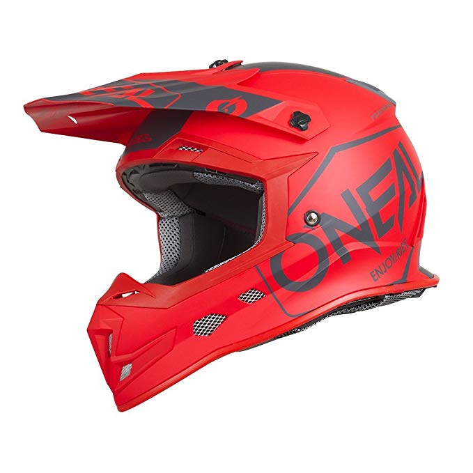 O'Neal Unisex-Adult's Off Road 5SERIES Helmet (HEXX) (Red, Large),