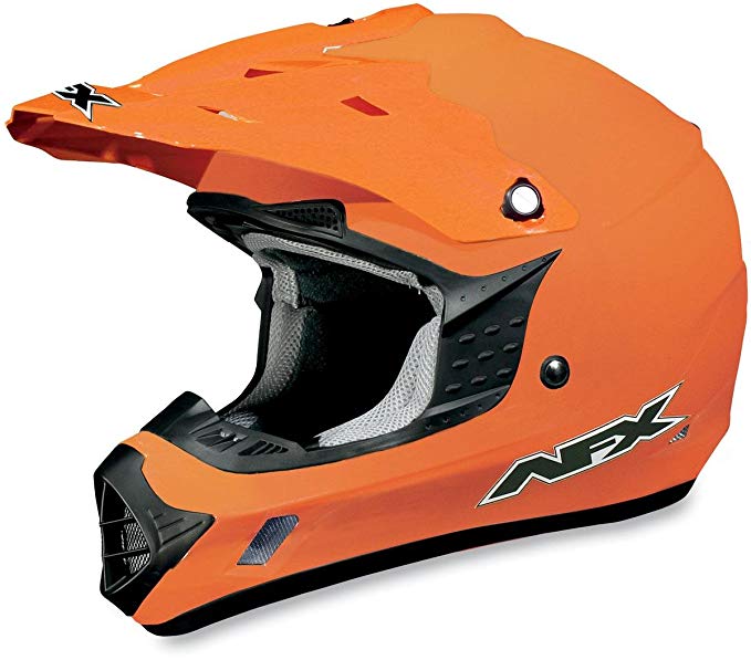 AFX FX-17 Solid Helmet , Size: XS, Helmet Type: Offroad Helmets, Helmet Category: Offroad, Primary Color: Orange, Distinct Name: Orange, Gender: Mens/Unisex 0110-2314