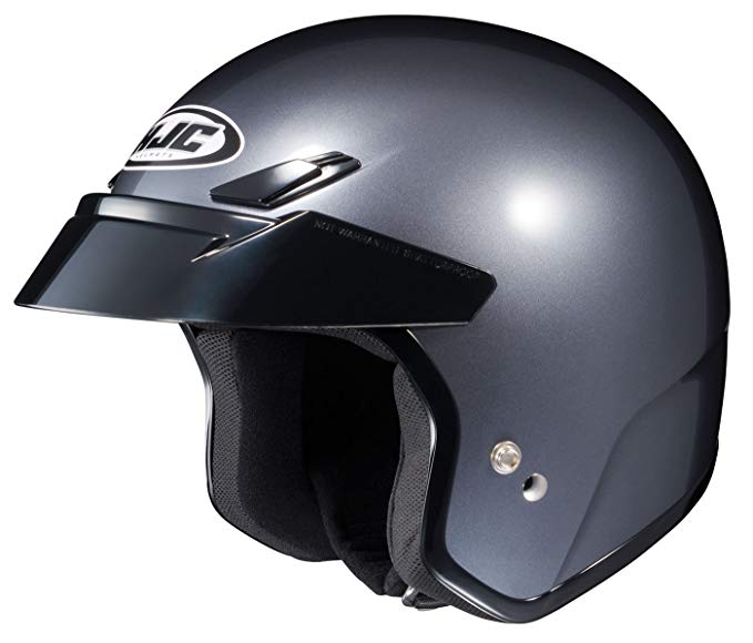 HJC 430-564 CS-5 Open-Face Motorcycle Helmet (Anthracite, Large)