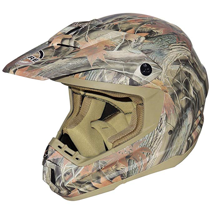 Core Forester MX-1 Off-Road Helmet (Tan Camouflage, Medium)