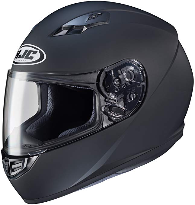 HJC Helmets CS-R3 Unisex-Adult Full Face Matte Motorcycle Helmet (Matte Black, Medium)