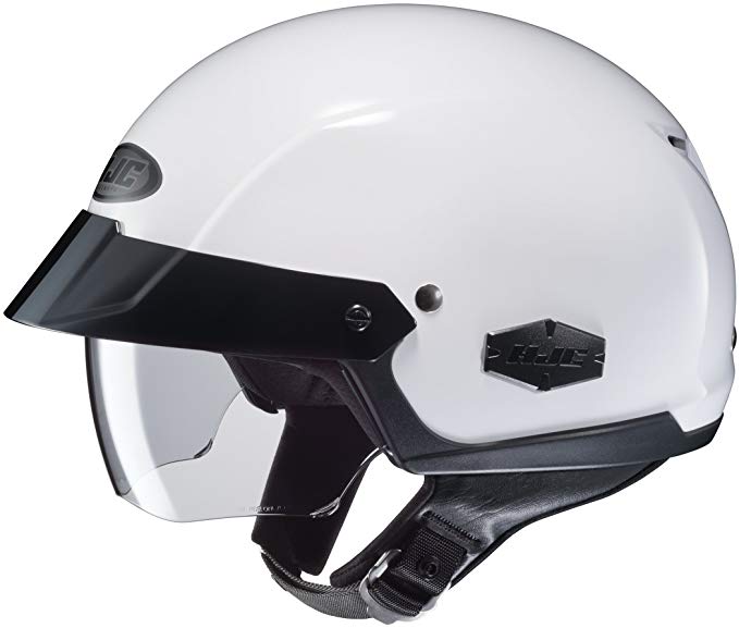 HJC Solid Adult IS-Cruiser Harley Cruiser Motorcycle Helmet - White / X-Large