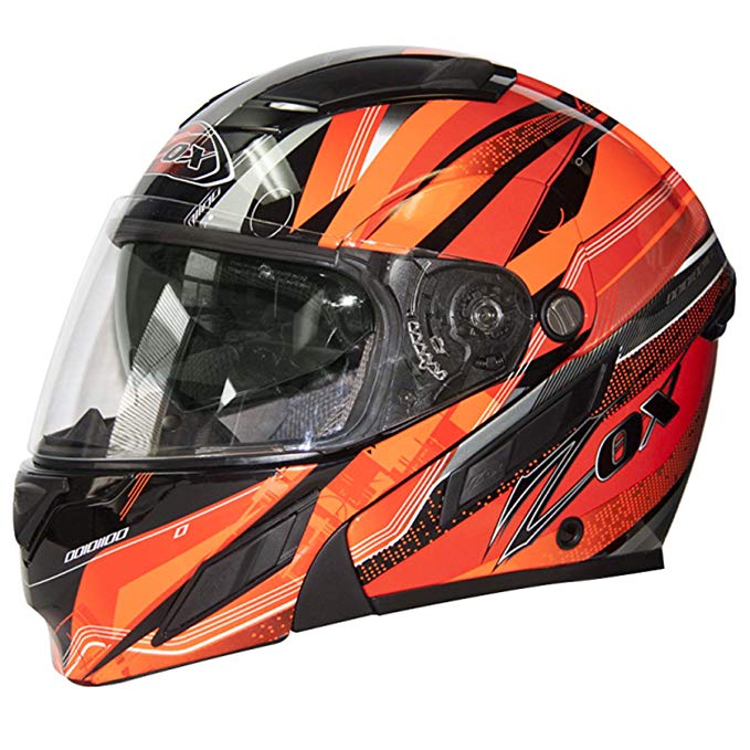 Zox Brigade SVS Voyager Mens Street Motorcycle Helmet - Red - X- Large