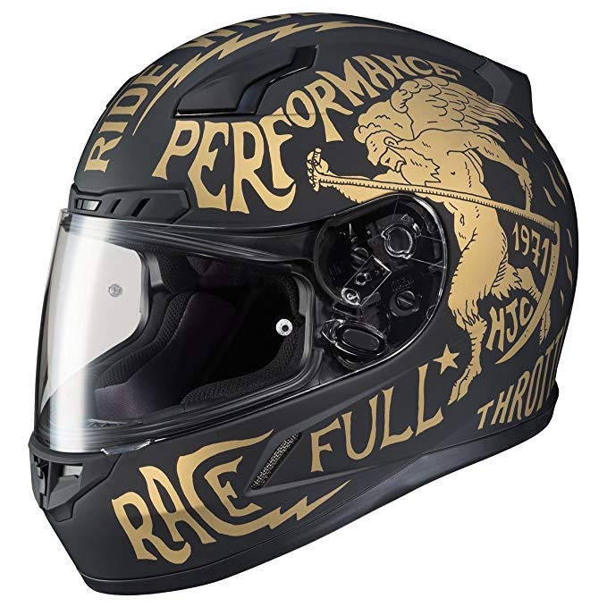 HJC Rebel Men's CL-17 Street Bike Motorcycle Helmet - MC-9F / Large