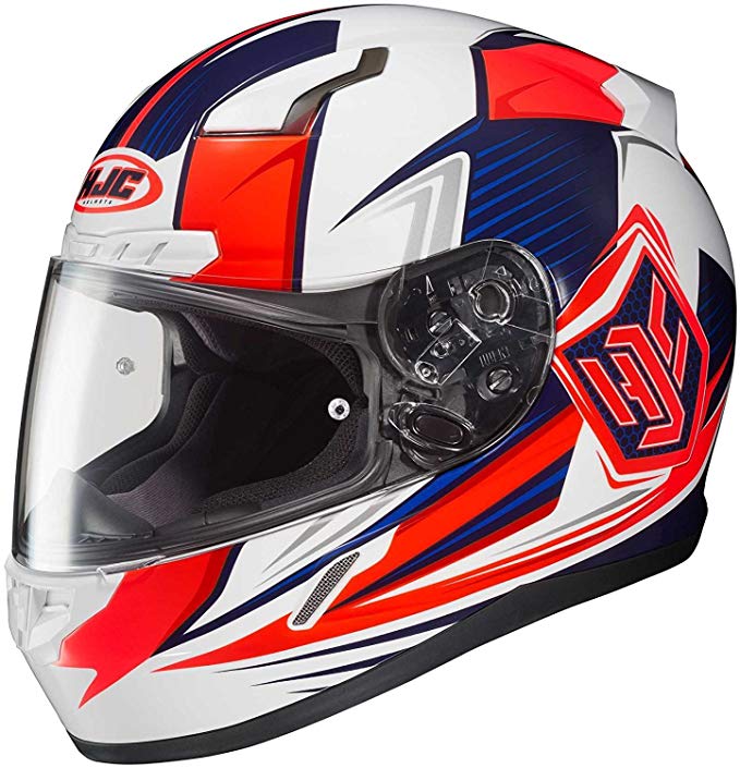 HJC Striker Adult CL-17 Street Motorcycle Helmet - MC-1H / X-Large