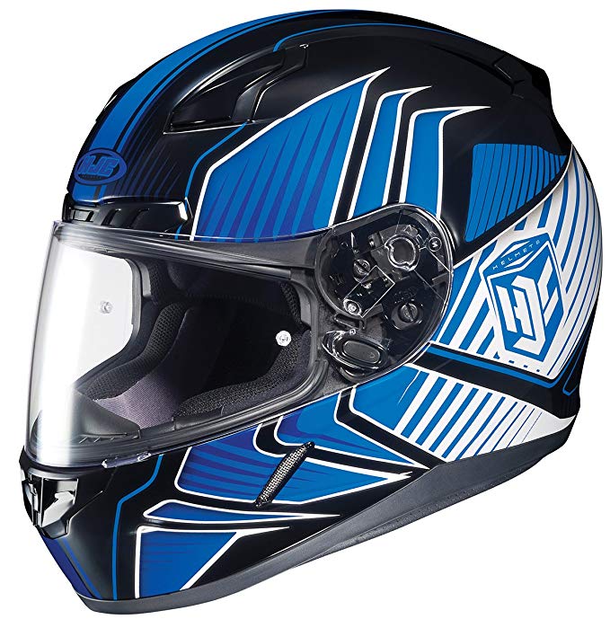 HJC CL-17 Redline Full-Face Motorcycle Helmet (MC-2, X-Small)