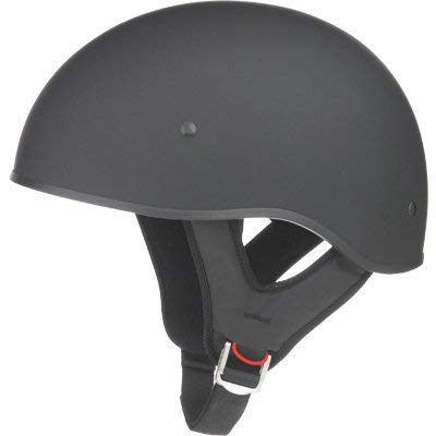 GMAX GM65 Naked Adult Harley Cruiser Motorcycle Helmet - Flat Black / 2X-Large