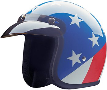 HCI-10 Captain America 3/4 Helmet-L