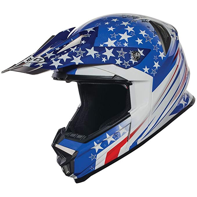 SEDICI Fuori Lustro Off-Road Motorcycle Helmet - XS, White/Blue/Red