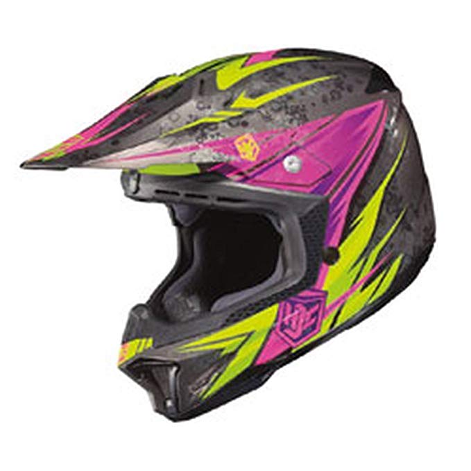 HJC Pop-N-Lock Men's CL-X7 MotoX/Off-Road/Dirt Bike Motorcycle Helmet - MC-8 / X-Small