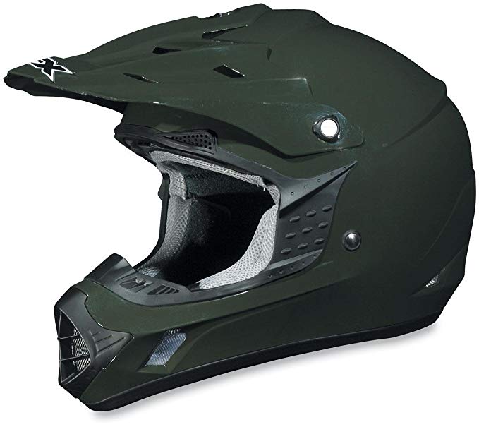 AFX FX-17 Solid Helmet , Size: XL, Primary Color: Green, Helmet Type: Offroad Helmets, Helmet Category: Offroad, Distinct Name: Olive, Gender: Mens/Unisex 01101760