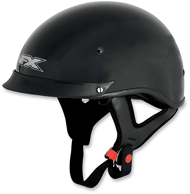 AFX FX-72 Solid Helmet with Single Inner Lens , Size: Md, Primary Color: Black, Distinct Name: Black, Helmet Category: Street, Helmet Type: Half Helmets, Gender: Mens/Unisex 0103-0789