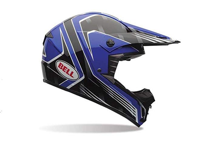 Bell Race Mens SX-1 MX Motorcycle Helmet - Blue / Medium