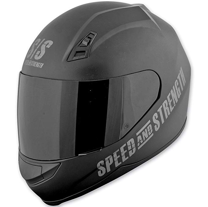 Speed and Strength SS700 Go For Broke Black Full Face Helmet, XL