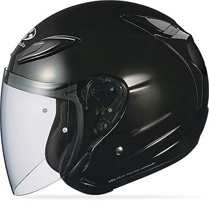 Kabuto Solid Adult Avand II Cruiser Motorcycle Helmet - Metallic Black / Small