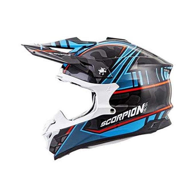Scorpion VX-35 Miramar Off-Road Motorcycle Helmet (Blue, Small)