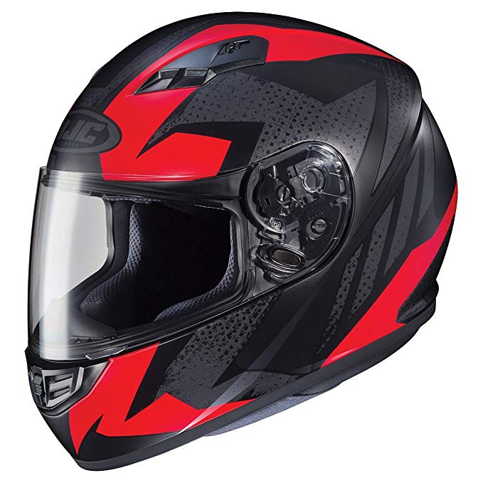 HJC CS-R3 Treague Matte Black/Red Full Face Helmet - X-Large