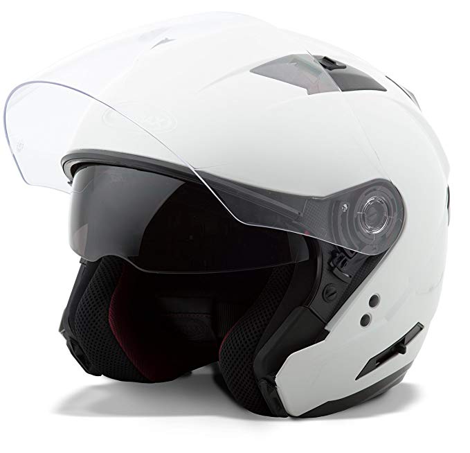 GMax OF77 Pearl White Open Face Helmet - 3X-Large