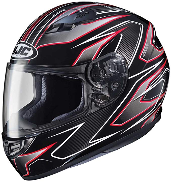 HJC Spike Adult CS-R3 Street Motorcycle Helmet - MC-1 / Large