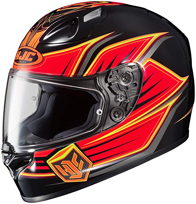 HJC Banshee Men's FG-17 Street Motorcycle Helmet - MC-6 / Large