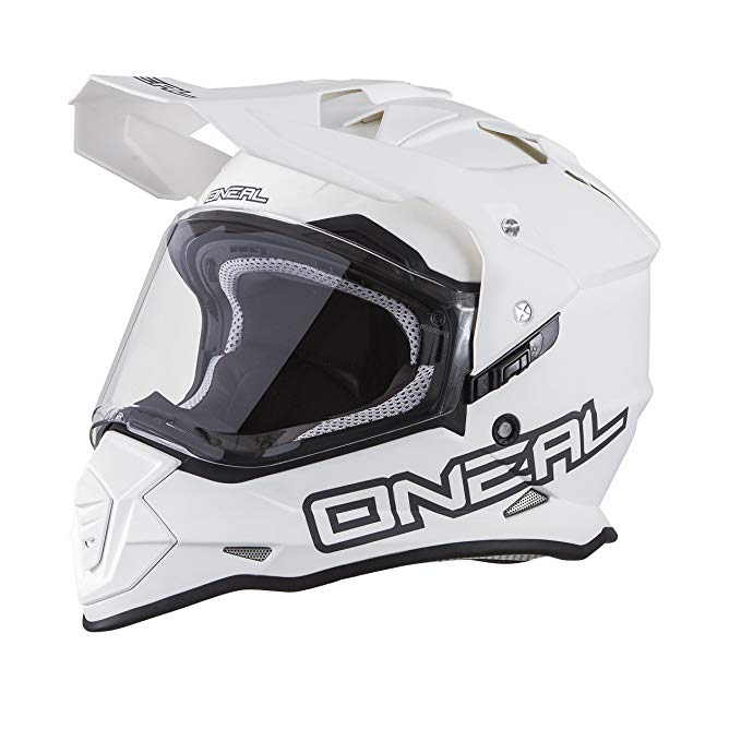 O'Neal Sierra II Mens Full-Face Helmet (White, Large)