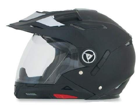AFX FX-55 7-In-1 Solid Helmet , Distinct Name: Flat Black, Gender: Mens/Unisex, Helmet Category: Street, Helmet Type: Modular Helmets, Primary Color: Black, Size: XS 0104-1231