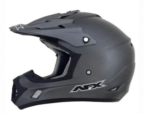 AFX FX-17 Solid Helmet , Distinct Name: Frost Gray, Gender: Mens/Unisex, Primary Color: Gray, Helmet Type: Offroad Helmets, Helmet Category: Offroad, Size: Md 0110-3433