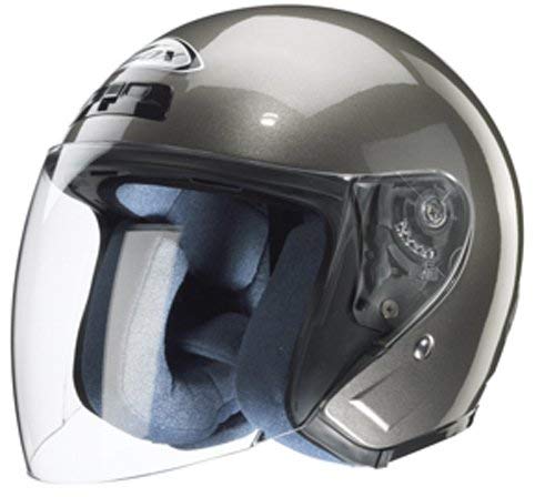 ZOX Kaba Open Face Helmet (Titanium, Medium)