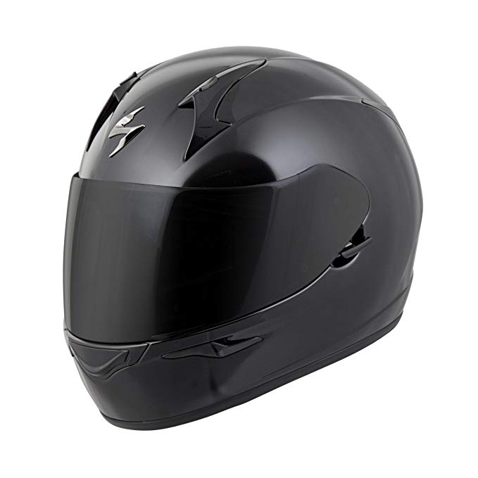 Scorpion EXO-R320 Full-Face Solid Helmet Gloss Black Medium (More Size Options)