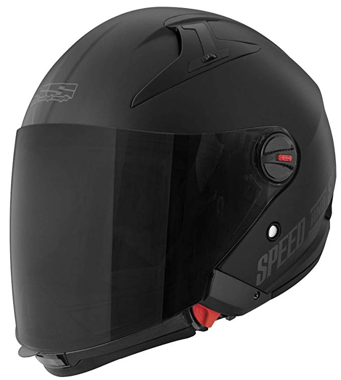 Speed and Strength Spin Doctor Adult SS2210 Street Motorcycle Helmet - Titanium / Large