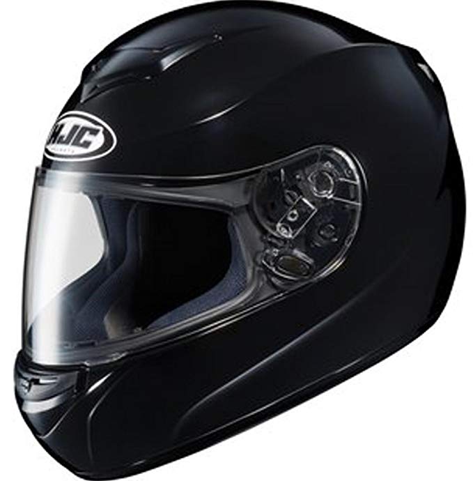 HJC CS-R2 Full Face Motorcycle Helmet Gloss Black - Medium