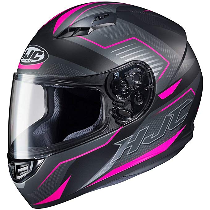 HJC Trion Women's CS-R3 Street Motorcycle Helmet - MC-8SF / Small