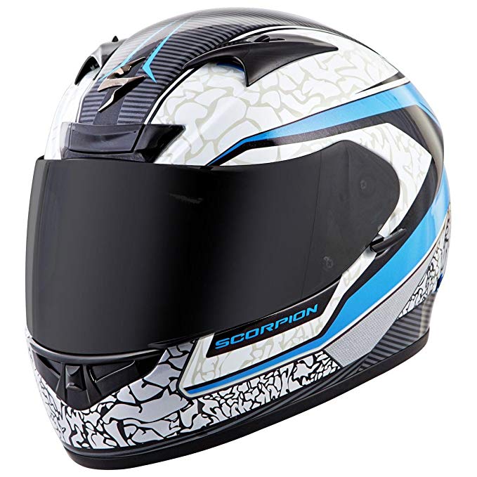 Scorpion EXO-R710 Flight Motorcycle Helmet (Blue, X-Small)