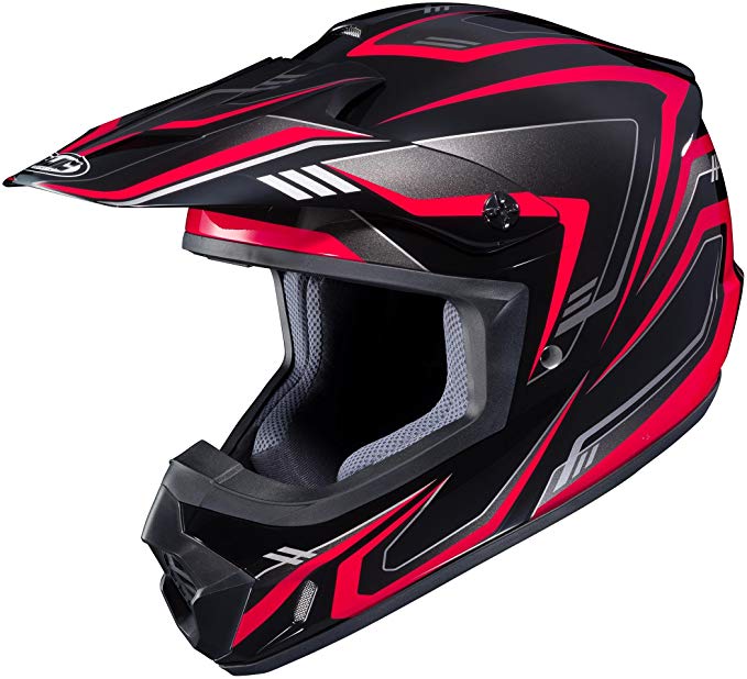 HJC CS-MX II Madax Off Road Motorcycle Helmet (Mic-84Sf Pink/Green/Black, Large)