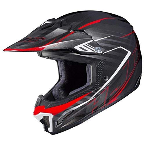 HJC CL-XY 2 Blaze MC1 White/Black/Red Youth Motocross Helmet - Youth Large