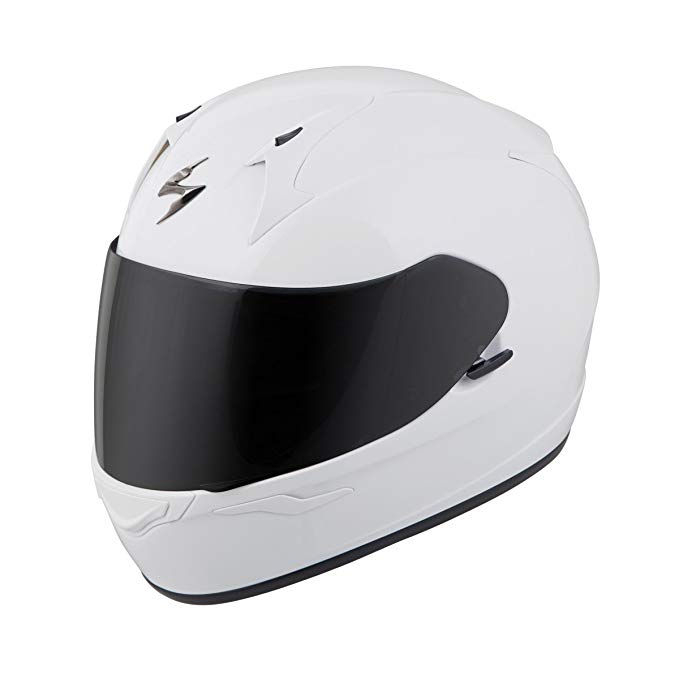 Scorpion EXO-R320 Full-Face Solid Helmet White Medium (More Size Options)