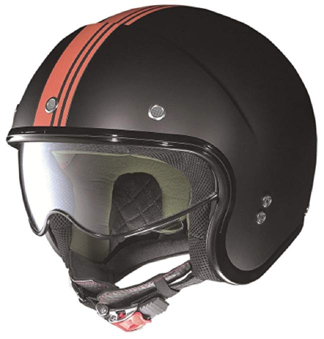 Nolan N21 Banner Helmet (Flat Black/Orange, XX-Large)