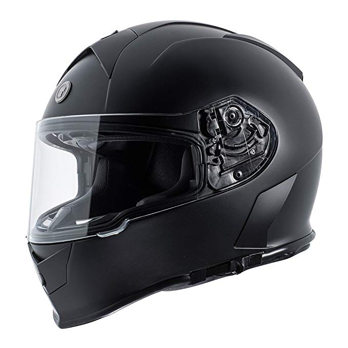 TORC T14 Mako Full Face Helmet (Flat Black, Small)