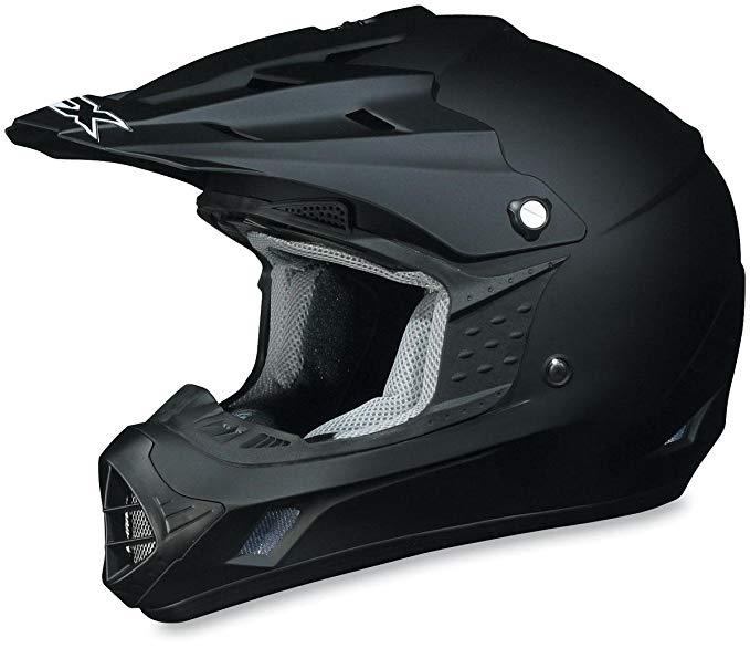 AFX FX-17 Solid Helmet , Size: 4XL, Primary Color: Black, Helmet Type: Offroad Helmets, Helmet Category: Offroad, Distinct Name: Flat Black, Gender: Mens/Unisex 0110-2587
