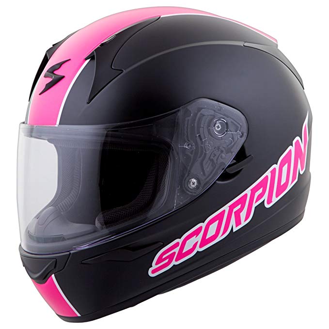 Scorpion EXO-R410 Split Black/Pink Full Face Helmet - X-Small