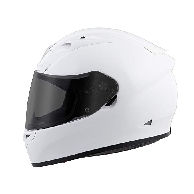 Scorpion EXO-R710 Solid Street Motorcycle Helmet (White, Large)