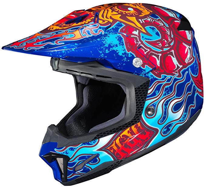 HJC CL-X7 Zilla Full-Face Off Road Motorcycle Helmet (Multi, Small)