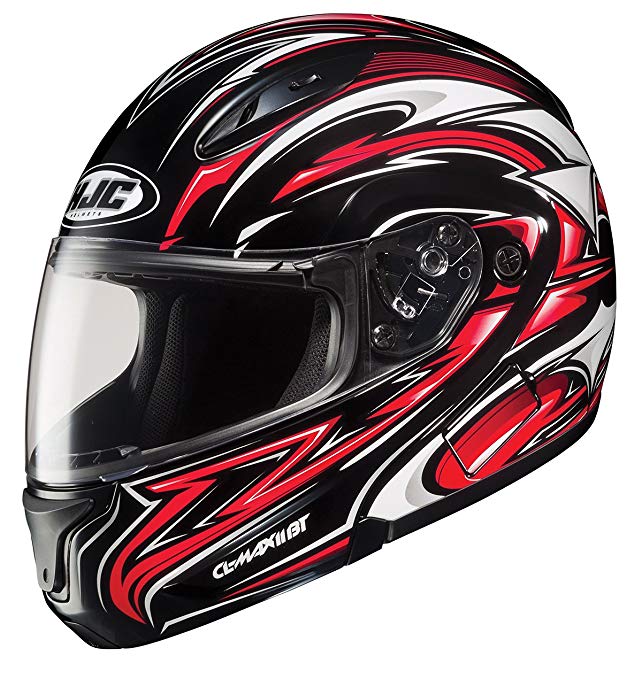 HJC CL-MAXBT II Atomic Bluetooth Modular Motorcycle Helmet (MC-1, X-Small)