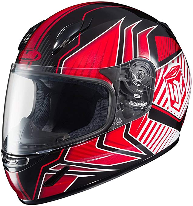 HJC Redline Boys CL-Y Street Motorcycle Helmet - MC-1 / Medium